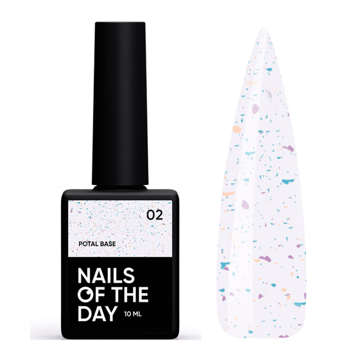 Камуфлирующая база для ногтей NAILSOFTHEDAY Base Potal №002 10 мл