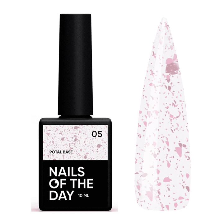 Камуфлирующая база для ногтей NAILSOFTHEDAY Base Potal №005 10 мл