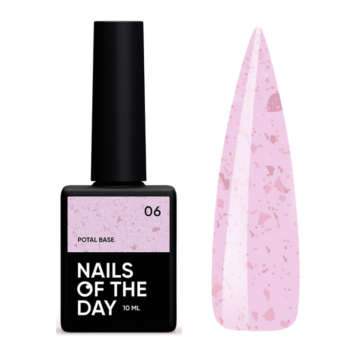 Камуфлююча база для нігтів NAILSOFTHEDAY Base Potal №006 10 мл