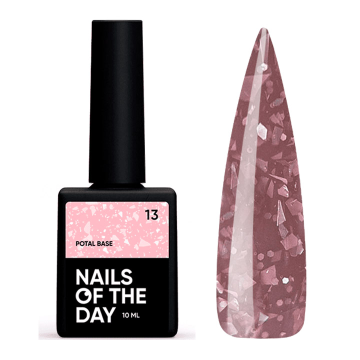 Камуфлирующая база для ногтей NAILSOFTHEDAY Base Potal №013 10 мл