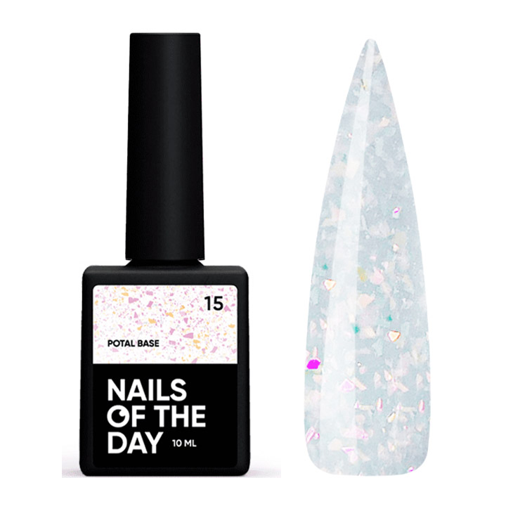 Камуфлююча база для нігтів NAILSOFTHEDAY Base Potal №015 10 мл