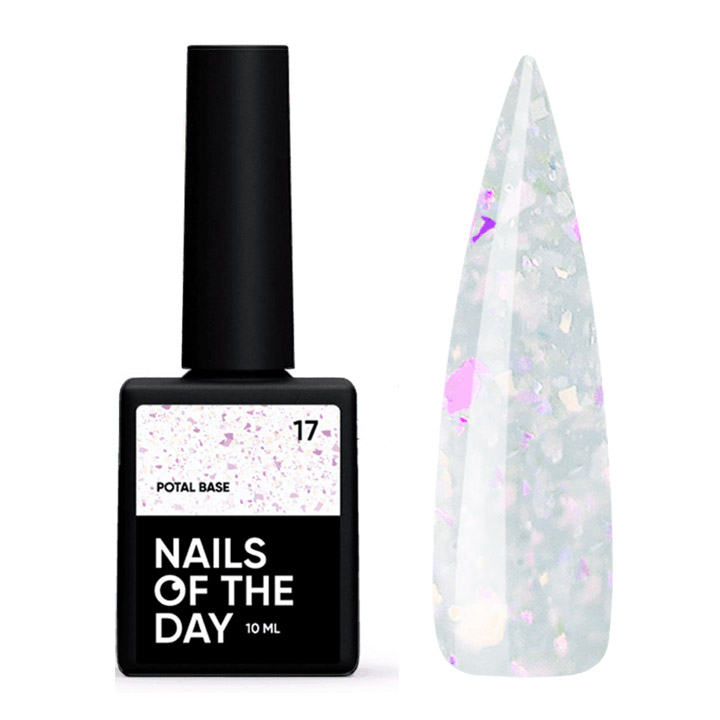 Камуфлююча база для нігтів NAILSOFTHEDAY Base Potal №017 10 мл