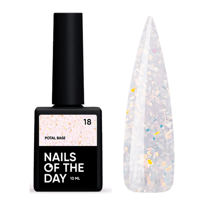 Камуфлююча база для нігтів NAILSOFTHEDAY Base Potal №018 10 мл