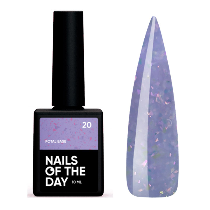 Камуфлююча база для нігтів NAILSOFTHEDAY Base Potal №020 10 мл