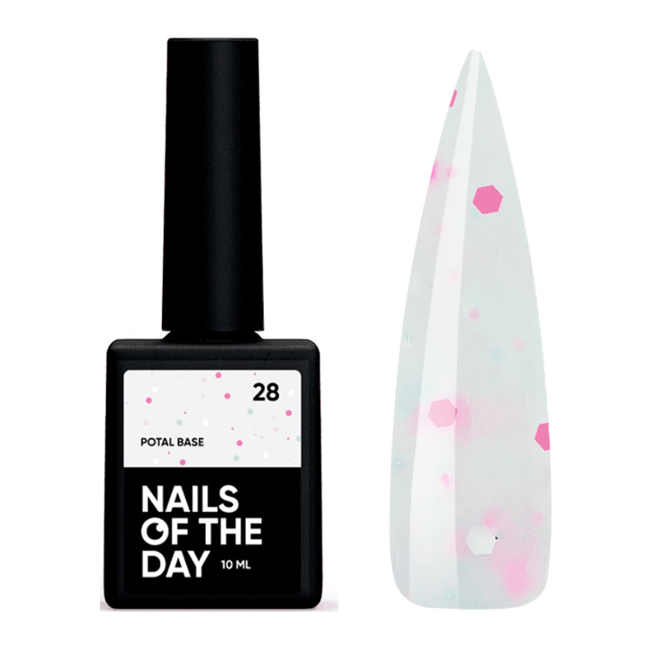 Камуфлююча база для нігтів NAILSOFTHEDAY Base Potal №028 10 мл