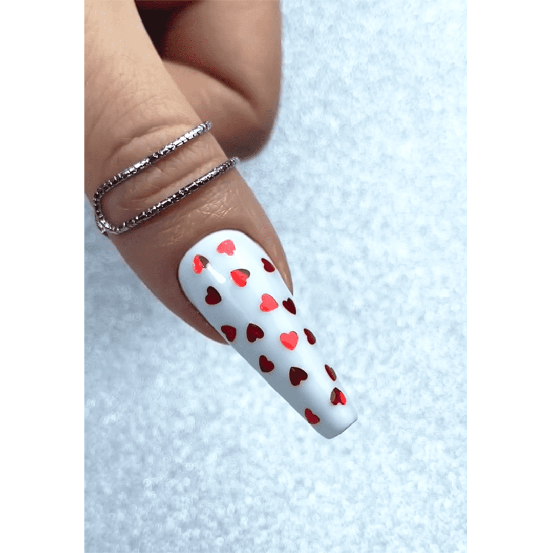 Топ без липкості Kupidon NAILSOFTHEDAY  №002 (бордові серця) 10 мл