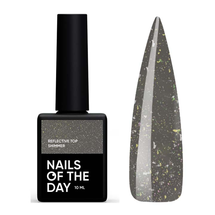 Toп світловідбиваючий NAILSOFTHEDAY Reflective Holographic 10 мл