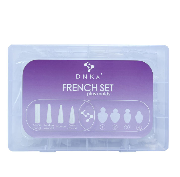 Френч сет DNKa (верхні форми + молди) French Set plus molds, 192/96 шт