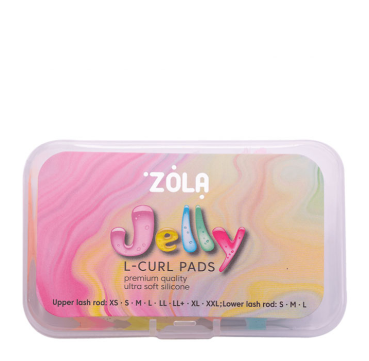 Валики для ламинирования ZOLA Jelly L-Curl для верхних и нижних ресниц