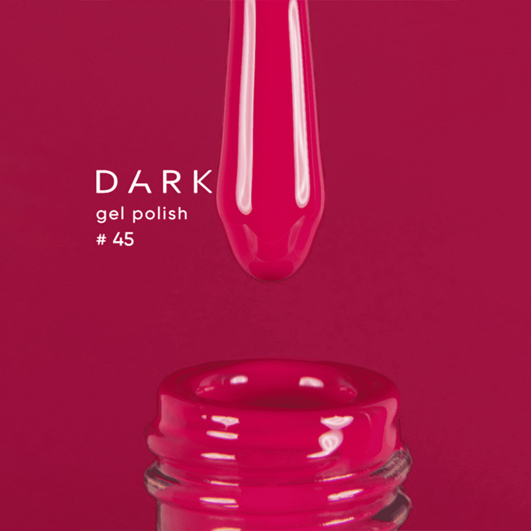 Гель лак Dark gel polish new collection №045 (рожевий) 6 мл