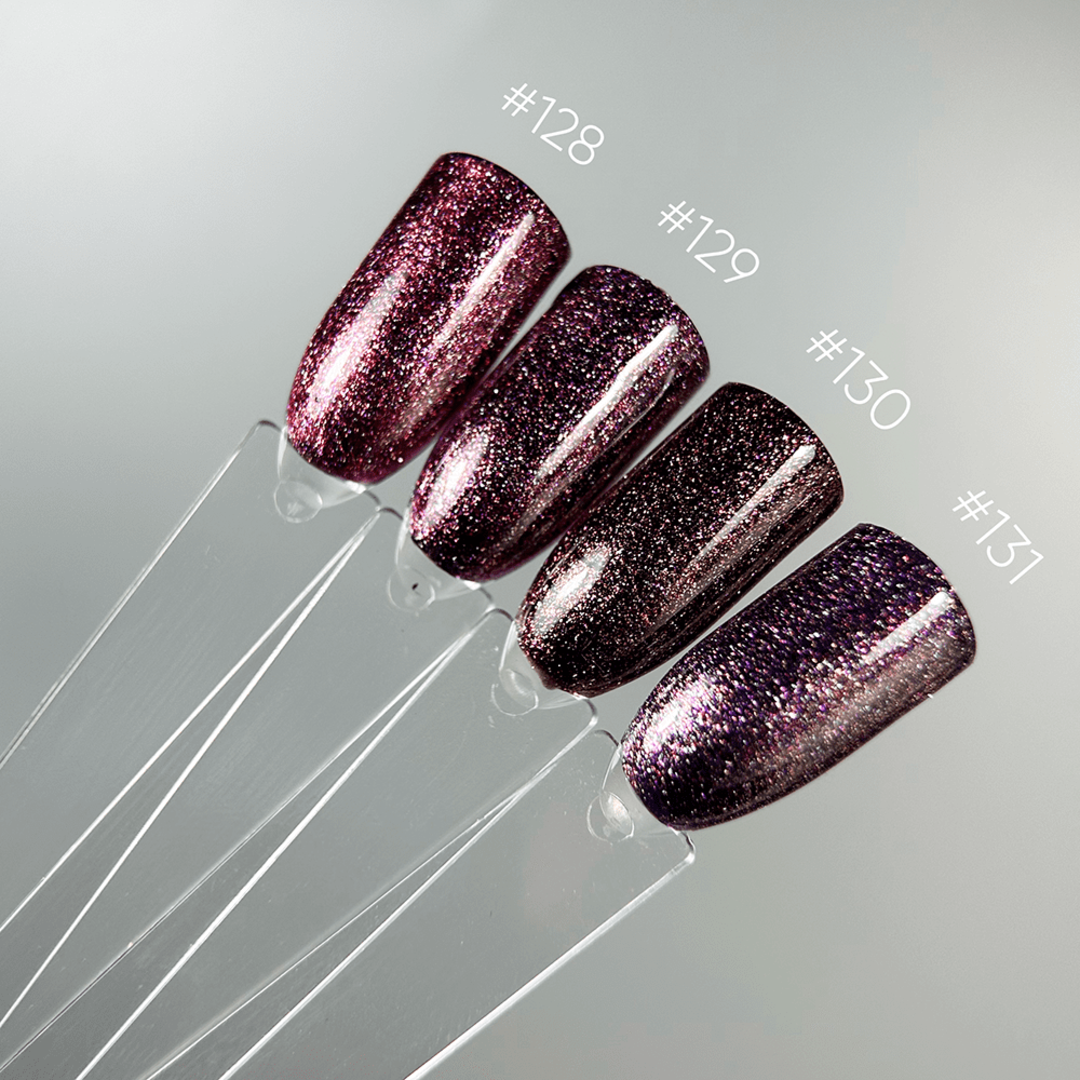 Гель лак Dark gel polish new collection №128 (малиновый с микроблеском) 6 мл