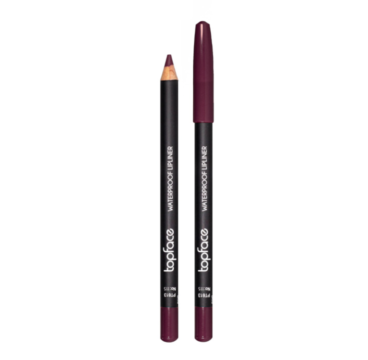 Олівець для губ водостійкий TopFace PT613 (110) "Waterproof Lipliner"