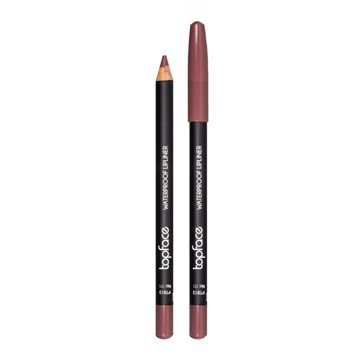 Олівець для губ водостійкий TopFace PT613 (111) "Waterproof Lipliner"