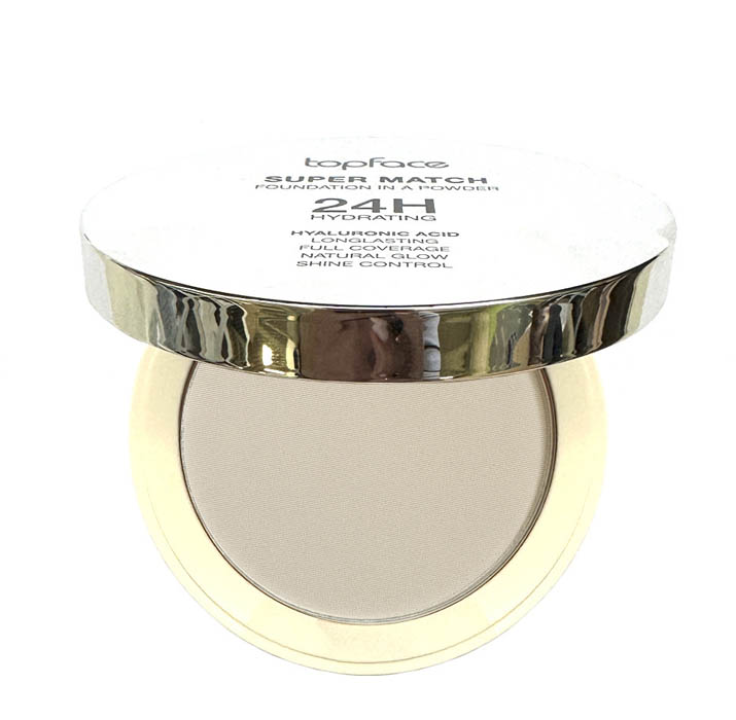 Пудра компактная TopFace PT269 "Super Match Foundation" 01 - Light Porcelain