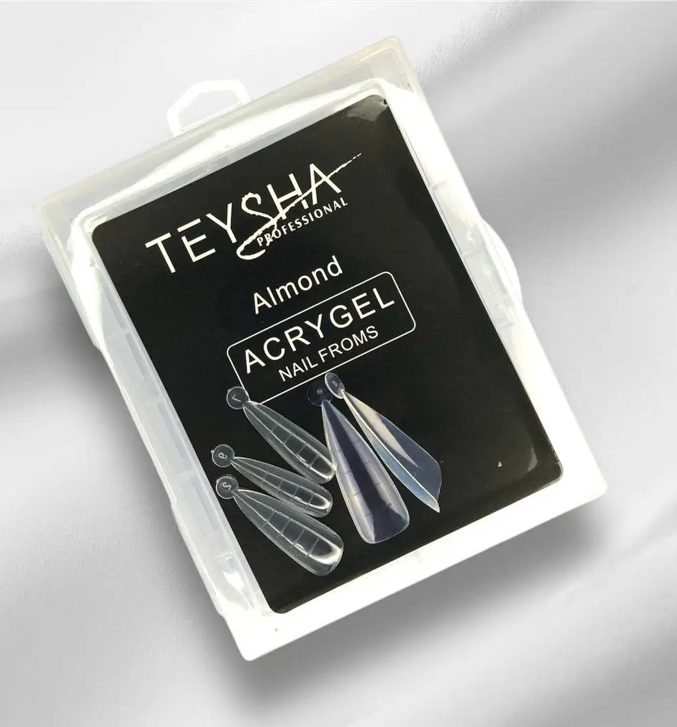 Teysha Верхні форми для нарощення Teysha (Almond) 120 шт