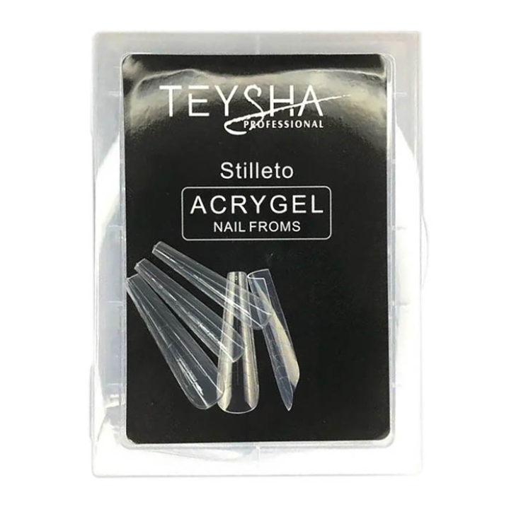 Teysha Верхні форми для нарощення Teysha (Stiletto) 120 шт