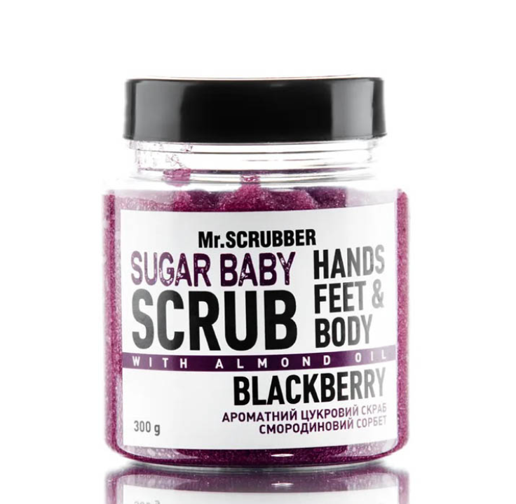 Цукровий скраб для тіла Mr.SCRUBBER Sugar Baby Blackberry 300 г