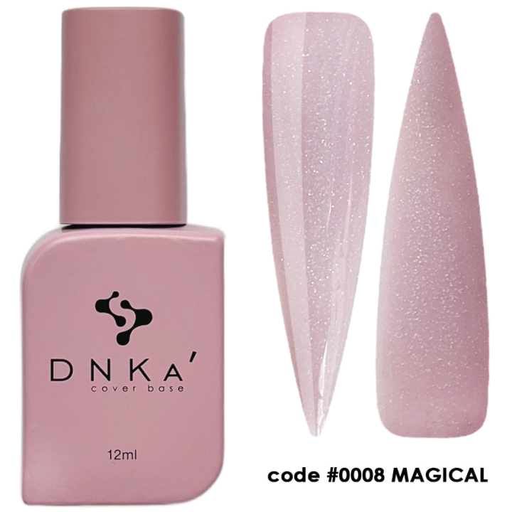Камуфлююча база DNKa Cover Base №0008 Magical (рожевий) 12 мл