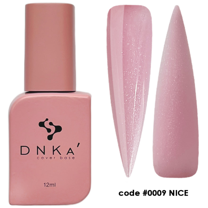 Камуфлююча база DNKa Cover Base №0009 Nice (світло-рожевий) 12 мл