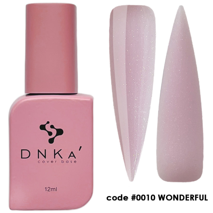 Камуфлирующая база DNKa Cover Base №0010 Wonderful (светло-розовый) 12 мл