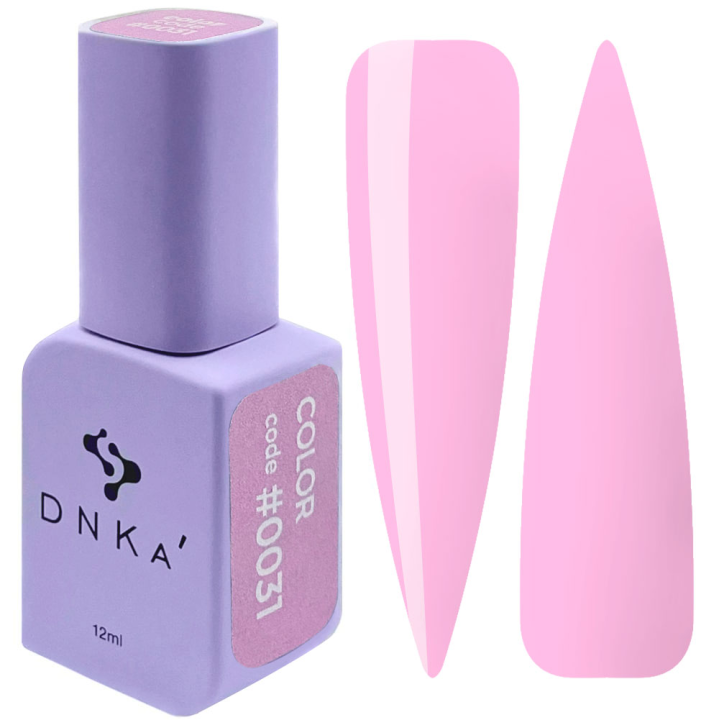 Гель-лак для нігтів DNKa №0031 (холодний рожевий, емаль), 12 мл