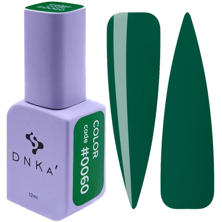 Гель-лак для ногтей DNKa №0060 (травяной, эмаль), 12 мл