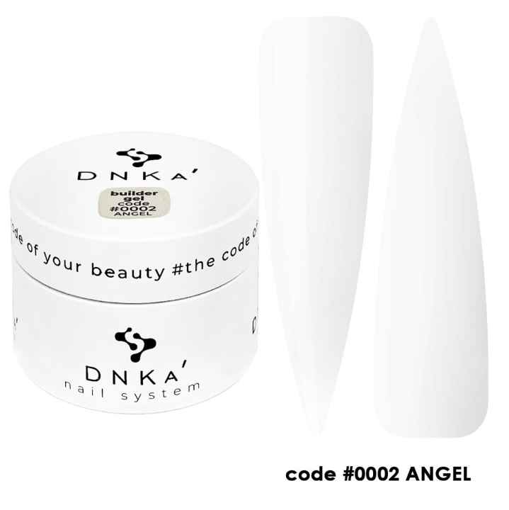 Гель для наращивания ногтей DNKa Builder Gel №0002 Angel (молочный) 30 мл