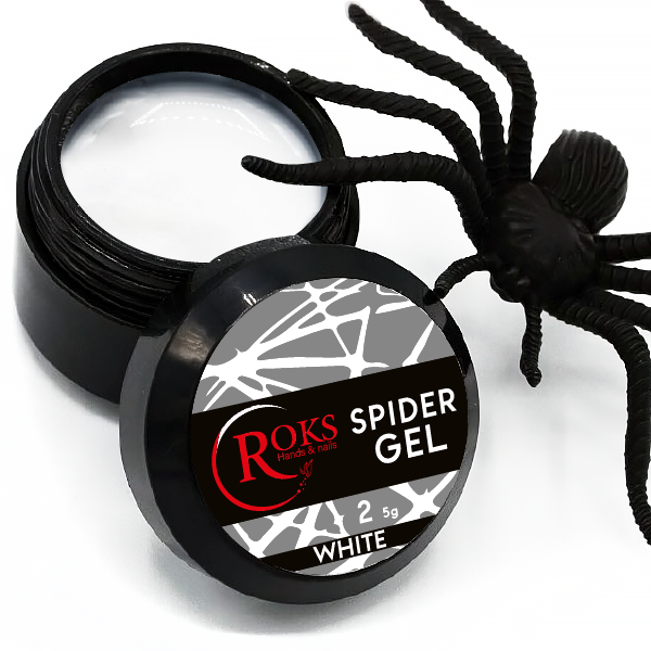 Гель паутинка ROKS Spider №2 (белая) white 5 мл