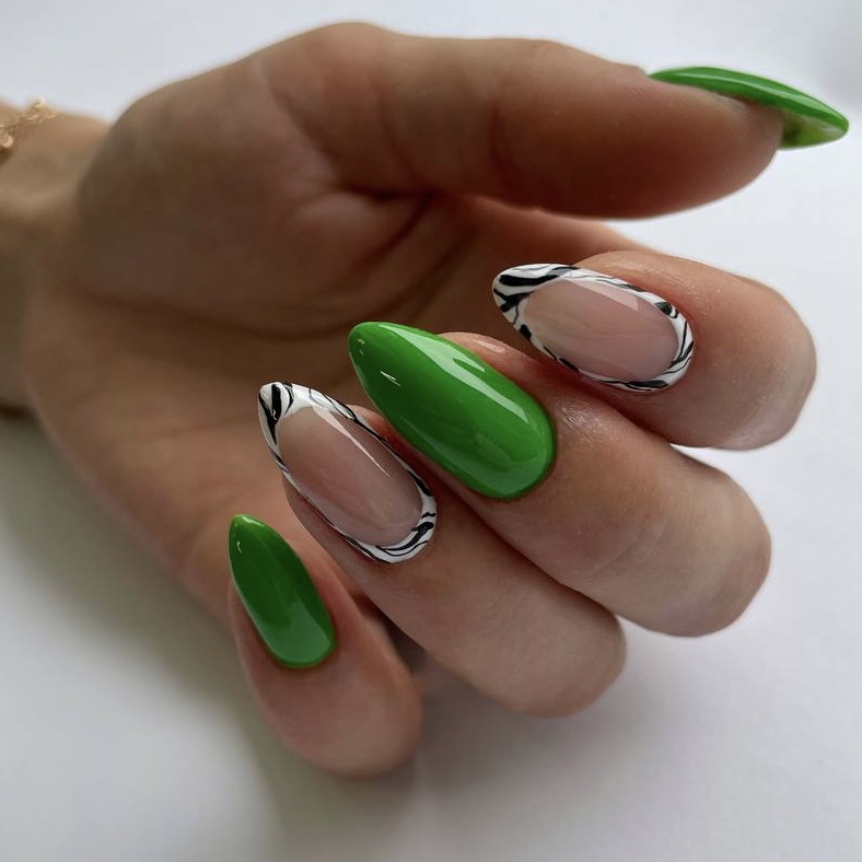 Гель лак для ногтей NAILSOFTHEDAY Let&#039;s special Green (зеленый) 10 мл