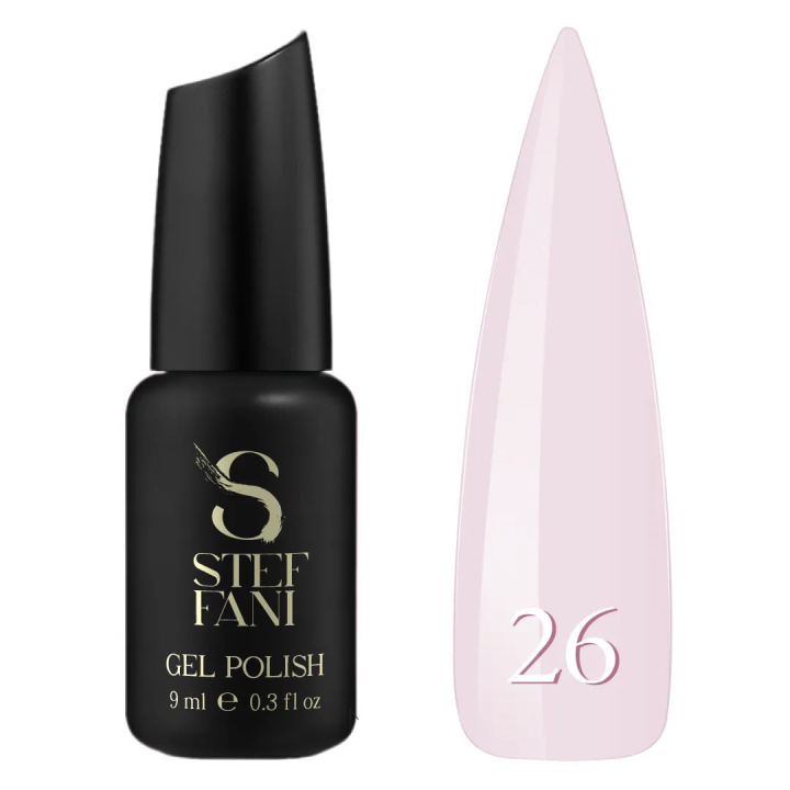 Гель лак для нігтів Steffani COLOR Gel polish №026 (рожевий) 9 мл