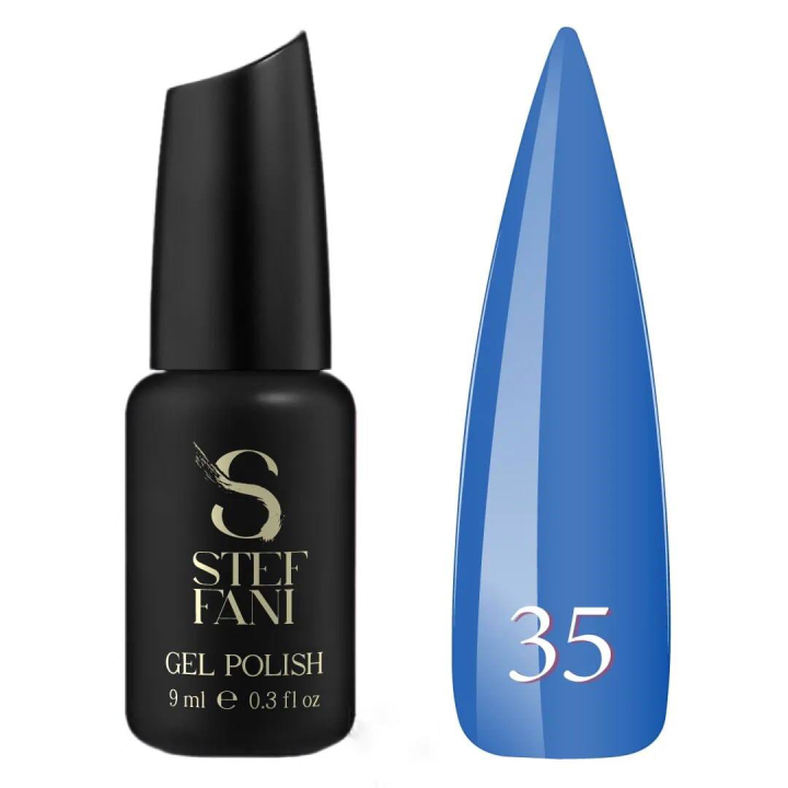 Гель лак для ногтей Steffani COLOR Gel polish №035 (синий) 9 мл