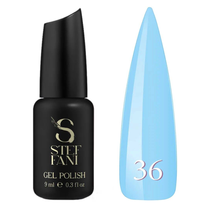 Гель лак для ногтей Steffani COLOR Gel polish №036 (голубой) 9 мл