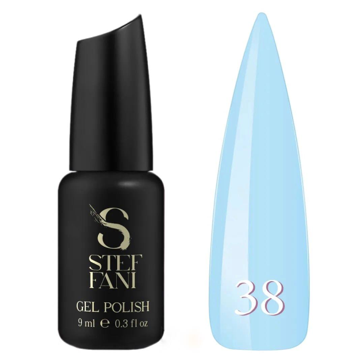 Гель лак для ногтей Steffani COLOR Gel polish №038 (светло-голубой) 9 мл
