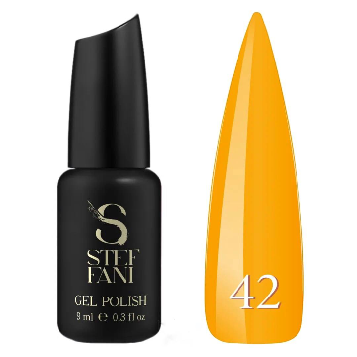 Гель лак для нігтів Steffani COLOR Gel polish №042 (жовтий) 9 мл